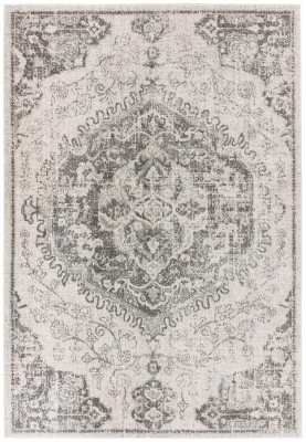 Product photograph of Asiatic Nova Nv26 Medallion Ivory Rug from Choice Furniture Superstore