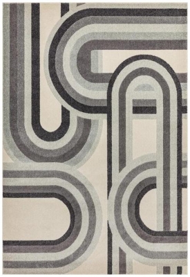 Asiatic Easy Nova Nv29 Retro Grey Rug Sizes Available