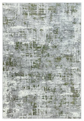 Asiatic Easy Orion Abstract Or08 Green Rug 80cm X 150cm