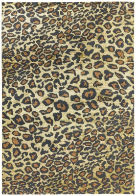 Product photograph of Asiatic Quantum Qu01 Leopard Multi Coloured Rug - 80cm X 120cm from Choice Furniture Superstore