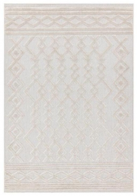 Product photograph of Asiatic Salta Links White Sa05 Rug - 66cm X 240cm from Choice Furniture Superstore
