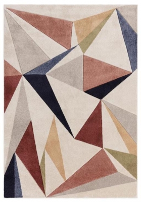 Asiatic Easy Sketch Kaleidoscope Multi Colour Rug Sizes Available