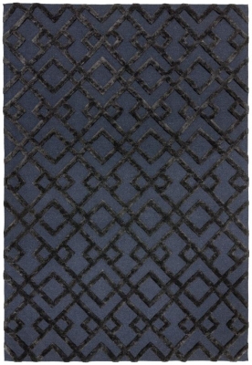 Product photograph of Asiatic Dixon Trellis Black Rug from Choice Furniture Superstore