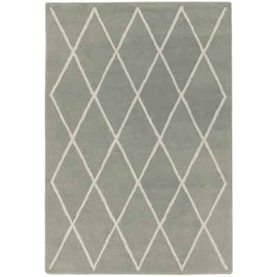 Asiatic Contemporary Design Albany Silver Diamond Rug Sizes Available