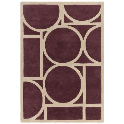 Asiatic Contemporary Design Metro Plum Rug Sizes Available