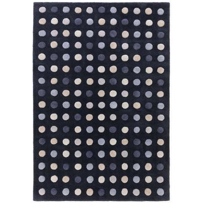 Asiatic Contemporary Design Dotty Navy Rug Sizes Available