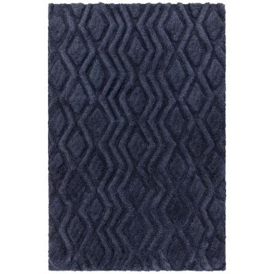 Asiatic Cosy Textures Harrison Navy Rug Sizes Available