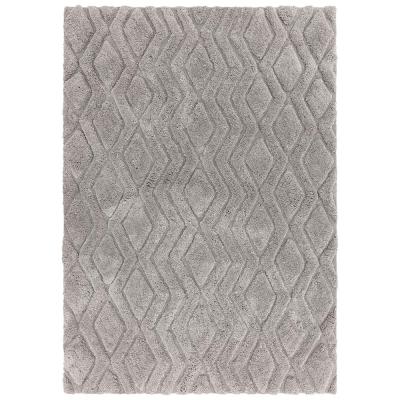 Asiatic Cosy Textures Harrison Silver Rug Sizes Available