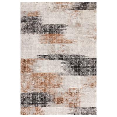 Asiatic Easy Kuza Lines Terracotta Rug Sizes Available
