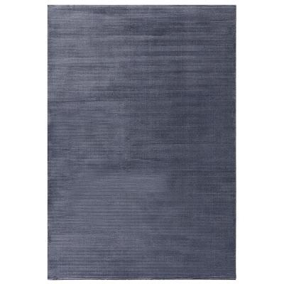 Asiatic Easy Kuza Plain Stripe Navy Rug Sizes Available
