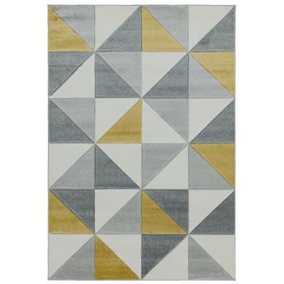 Asiatic Easy Sketch Cubic Ochre Rug Sizes Available