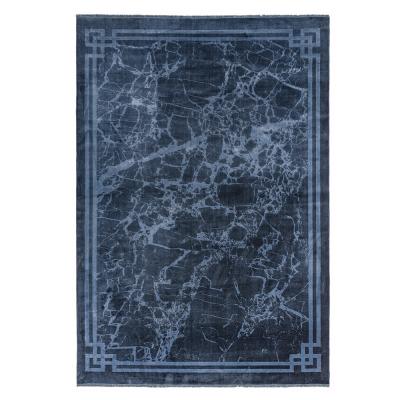 Asiatic Contemporary Design Zehraya Border Ink Blue Rug Sizes Available