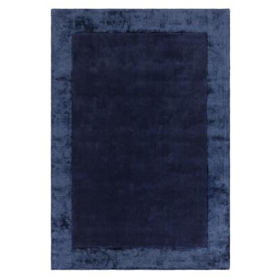 Asiatic Contemporary Plain Ascot Navy Rug Sizes Available