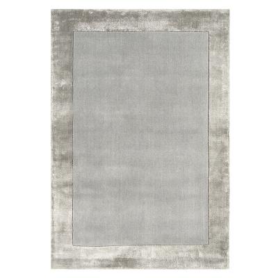 Asiatic Contemporary Plain Ascot Silver Rug Sizes Available