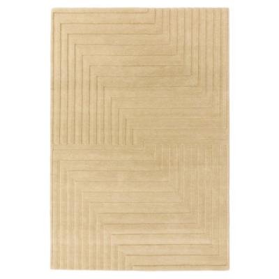 Asiatic Contemporary Plain Form Geometric Natural Rug Sizes Available