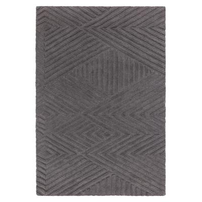 Asiatic Contemporary Plain Hague Charcoal Rug Sizes Available
