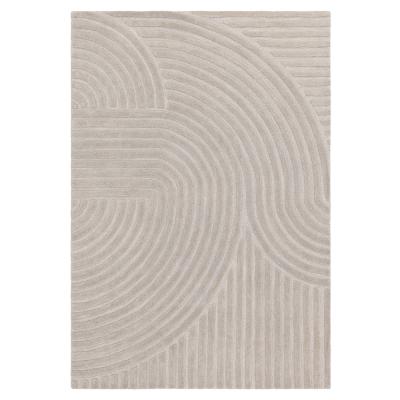 Asiatic Contemporary Plain Hague Silver Rug Sizes Available