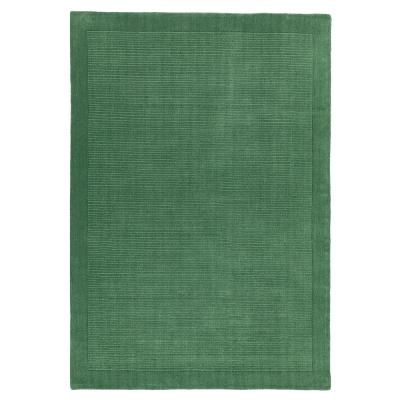 Asiatic Contemporary Plain York Forest Green Rug Sizes Available