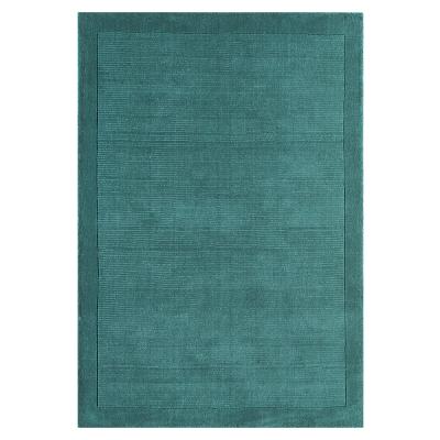 Asiatic Contemporary Plain York Teal Rug Sizes Available