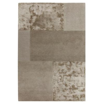 Asiatic Contemporary Plain Tate Tonal Textures Smoke Rug 120cm X 170cm