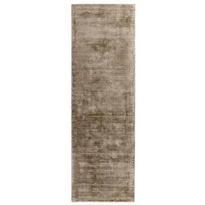Asiatic Contemporary Plain Blade Mocha Runner 66cm X 240cm