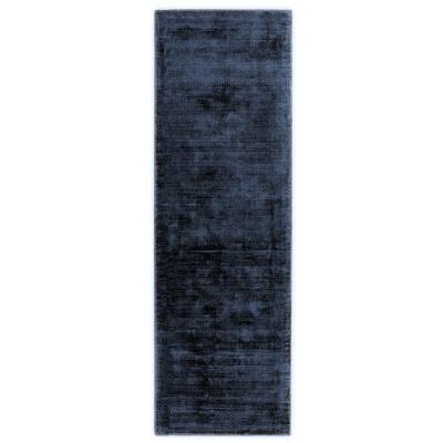 Asiatic Contemporary Plain Blade Navy Runner 66cm X 240cm