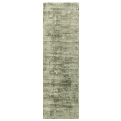 Asiatic Contemporary Plain Blade Sage Runner 66cm X 240cm