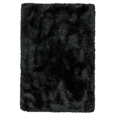 Asiatic Cosy Textures Plush Black Rug Sizes Available