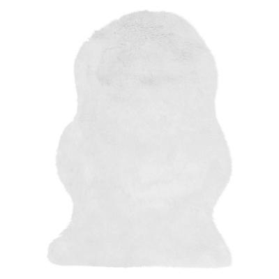 Asiatic Cosy Textures Auckland Luxury White Faux Sheepskin Rug Sizes Available