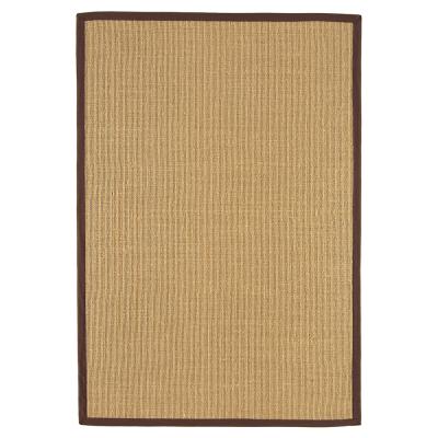 Asiatic Natural Weaves Sisal Linen And Chocolate Rug Sizes Available
