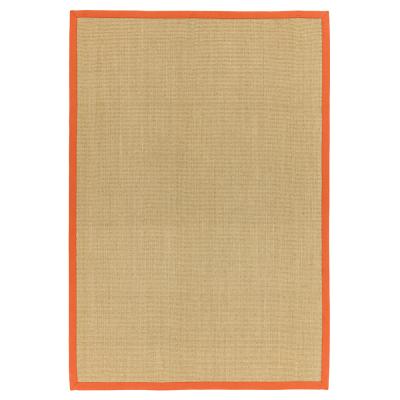 Asiatic Natural Weaves Sisal Linen And Orange Rug Sizes Available