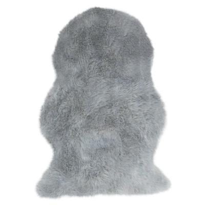 Asiatic Cosy Textures Auckland Luxury Silver Faux Sheepskin Rug Sizes Available