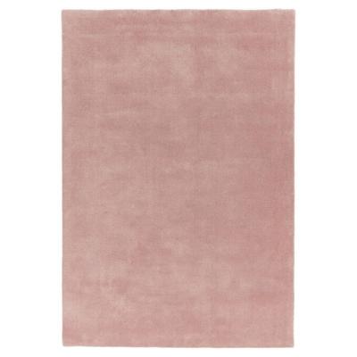Asiatic Contemporary Plain Aran Rose Pink Rug 160cm X 230cm