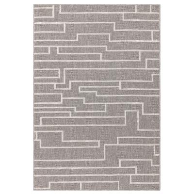 Boho Camber Track Rug - Grey - 80cm x 150cm