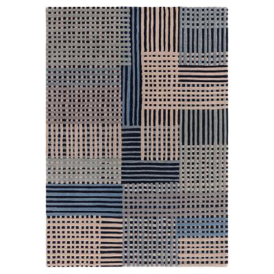 Contemporary Design Aspect Rug - Blue - Sizes Available