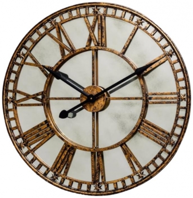 Large Clock With Antique Mirror Face 81cm X 81cm
