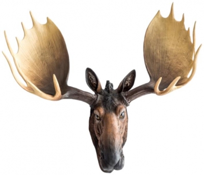 Product photograph of Large Moose Wall Head from Choice Furniture Superstore