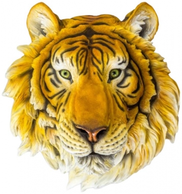 Product photograph of Large Tiger Wall Head from Choice Furniture Superstore