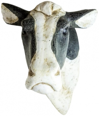 Product photograph of Extra Large Friesian Cow Wall Head from Choice Furniture Superstore