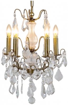 Product photograph of 5 Branch French Chandelier from Choice Furniture Superstore