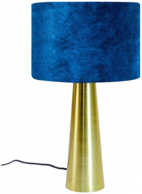 Product photograph of Brass Column Table Lamp from Choice Furniture Superstore