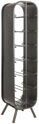 Product photograph of Camden Industrial Large 14 Bottle Wine Rack from Choice Furniture Superstore