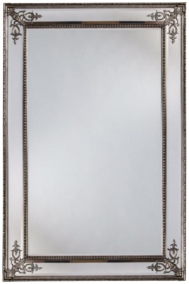 Product photograph of Large Silver French Mirror - 134cm X 192cm from Choice Furniture Superstore