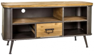 Product photograph of Shoreditch Media Unit from Choice Furniture Superstore