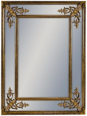 Product photograph of Square French Mirror - 88cm X 120cm from Choice Furniture Superstore