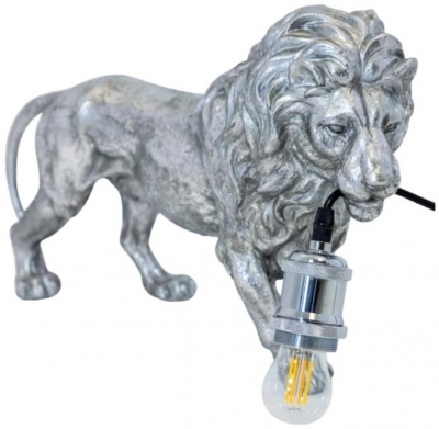 Prowling Lion Table Lamp