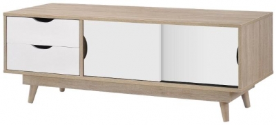 Product photograph of Alford 2 Door 2 Drawer Tv Unit from Choice Furniture Superstore