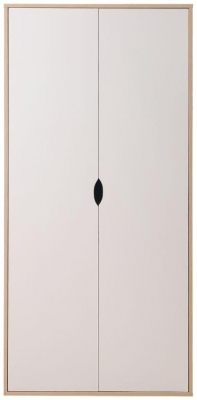 Product photograph of Alton White 2 Door Wardrobe from Choice Furniture Superstore