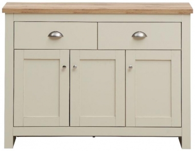 Product photograph of Lisbon 3 Door 2 Drawer Sideboard from Choice Furniture Superstore