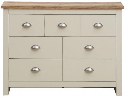 Product photograph of Lisbon 7 Drawer Chest from Choice Furniture Superstore